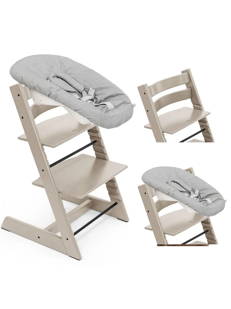 Стульчик растущий для новорожденных Stokke Tripp Trapp бук с сиденьем Newborn