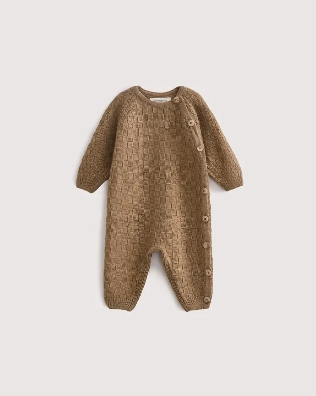 Комбинезон детский LoomKnits Капучино LW0391-010 шерстяной