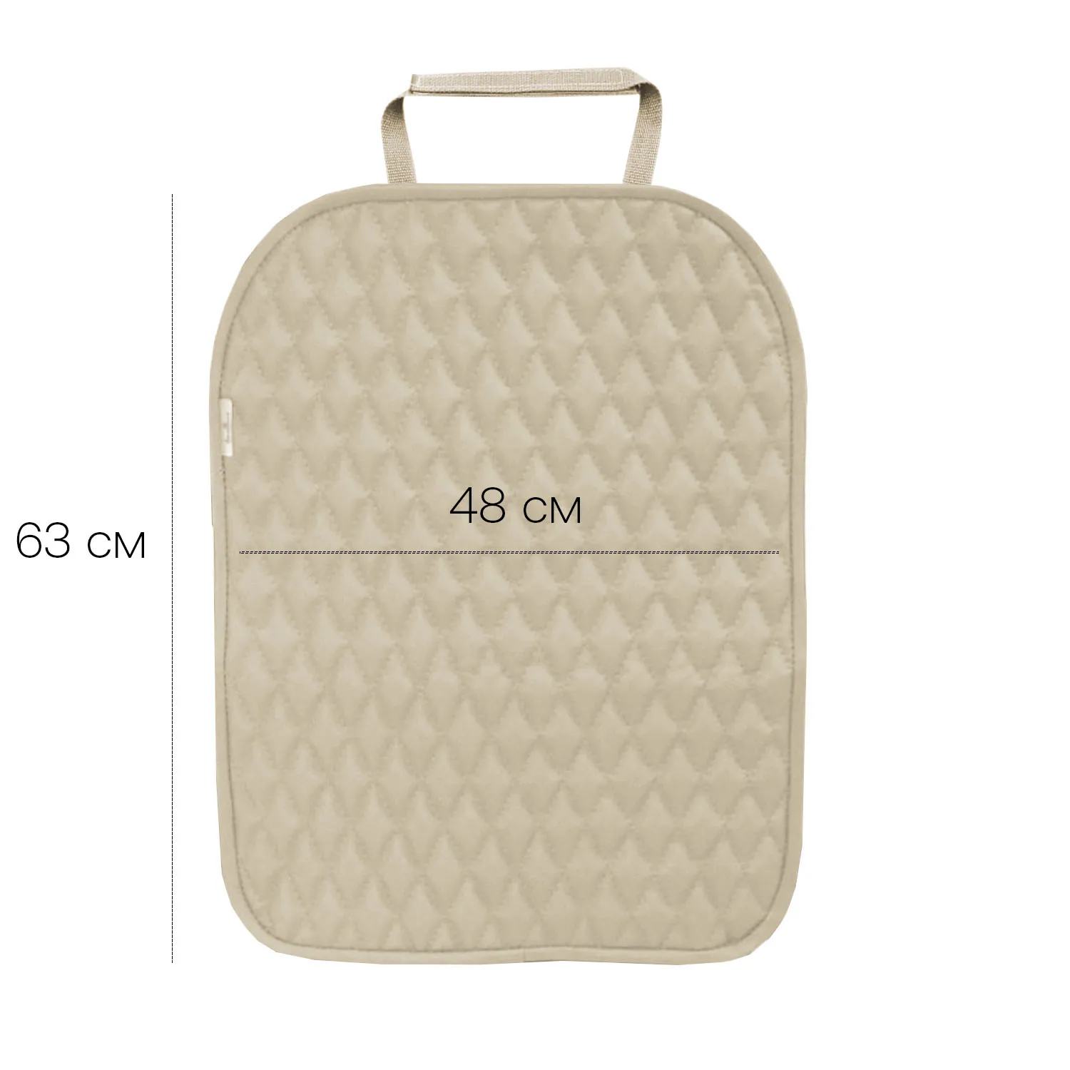 Защита спинки переднего сидения автомобиля Fiorellino FrontSeat Stitch