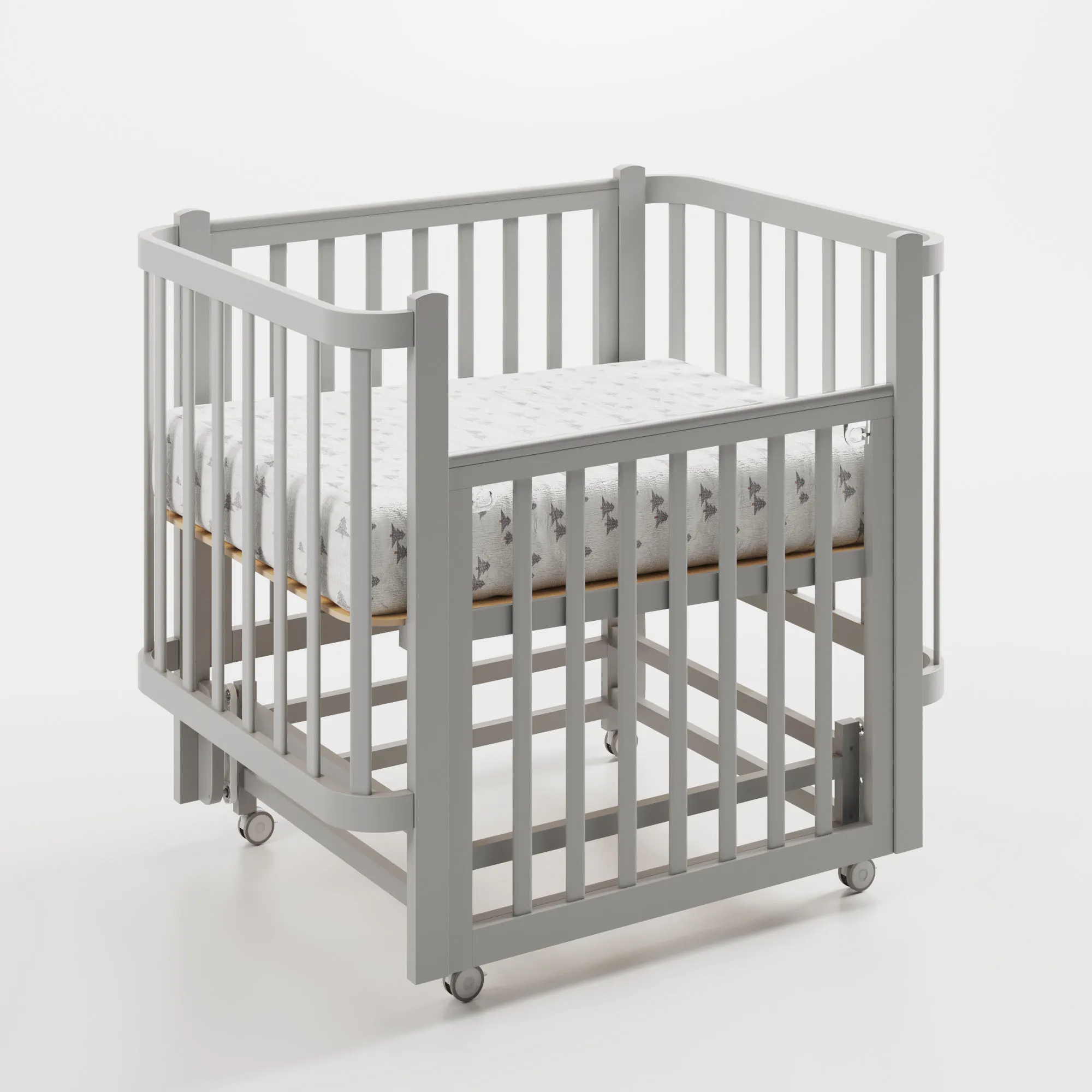 Кроватка детская ANTEMI Terra Light New с маятником 100х70