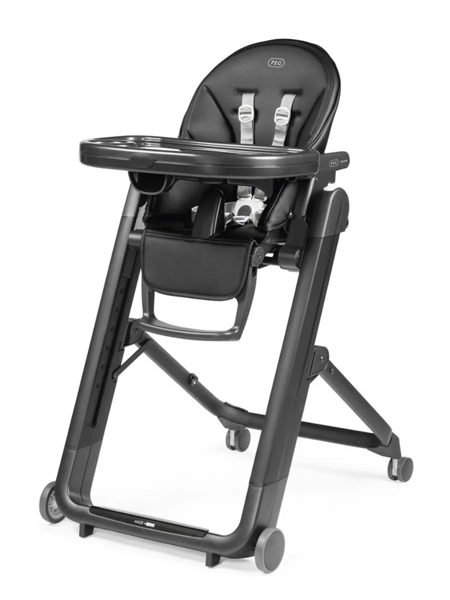 Стул для кормления Peg-Perego Siesta Follow Me Черный (True Black). Изображение 1