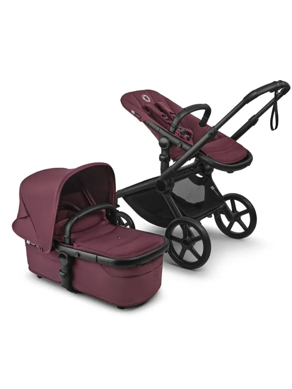 Коляска 2 в 1  Bugaboo Fox 5 Renew complete BLACK/DARK CHERRY-DARK CHERRY 100051109. Изображение 16