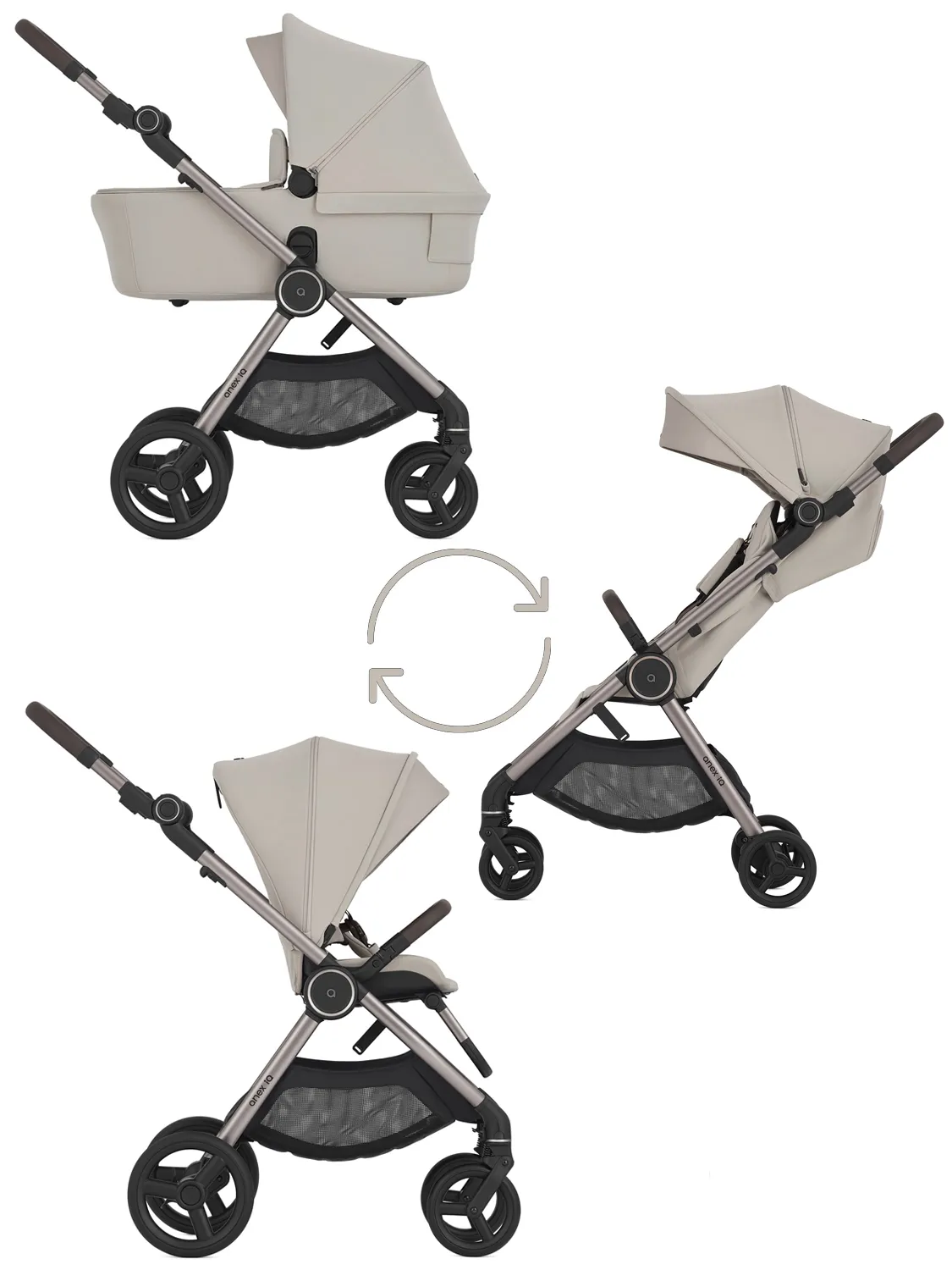 Коляска 2 в 1 Anex iQ Premium