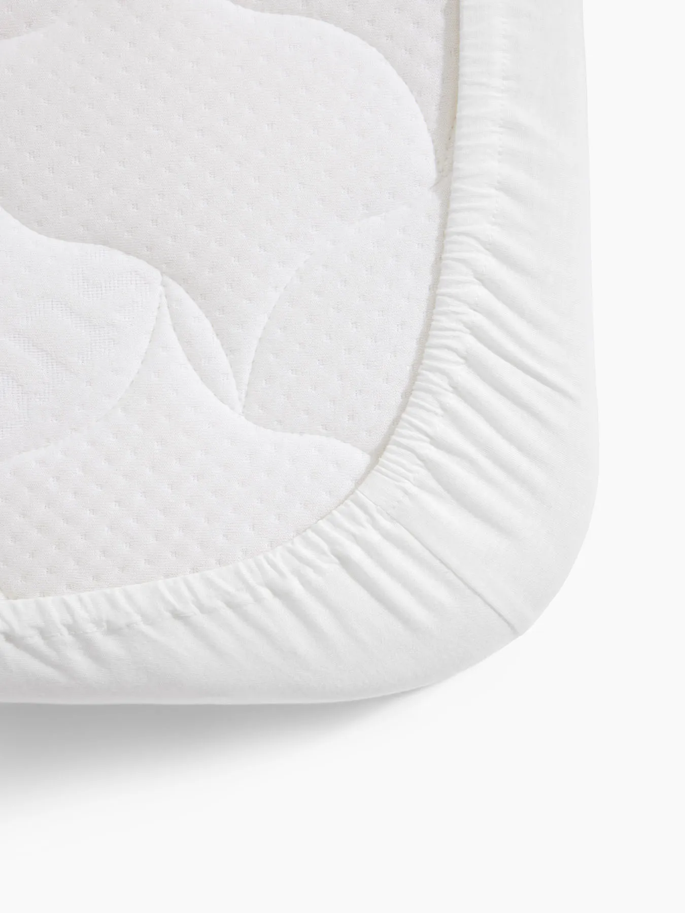 Набор простыней Happy Baby на резинке 140x70 см 2 штуки белый (white) 87579. Изображение 5