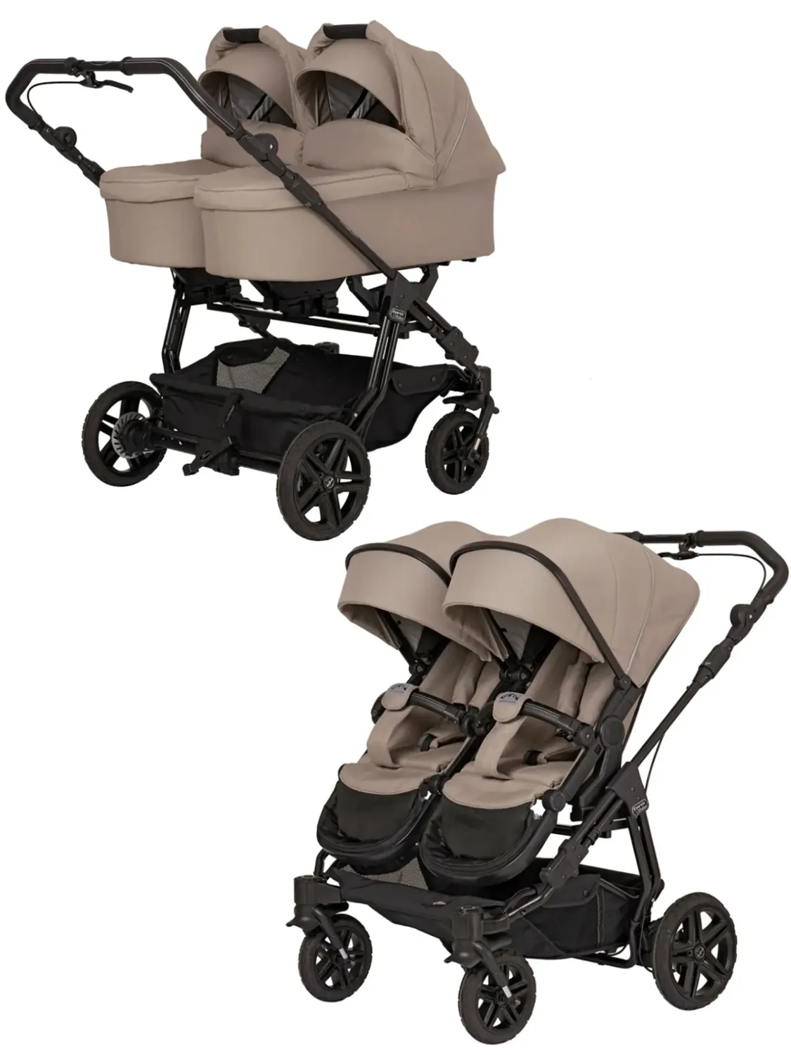 Коляска 2 в 1 для двойни Hartan Two Select Outdoor