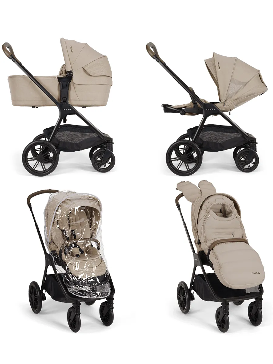 Коляска 2 в 1 Nuna TRIV LX AS с зимним комплектом