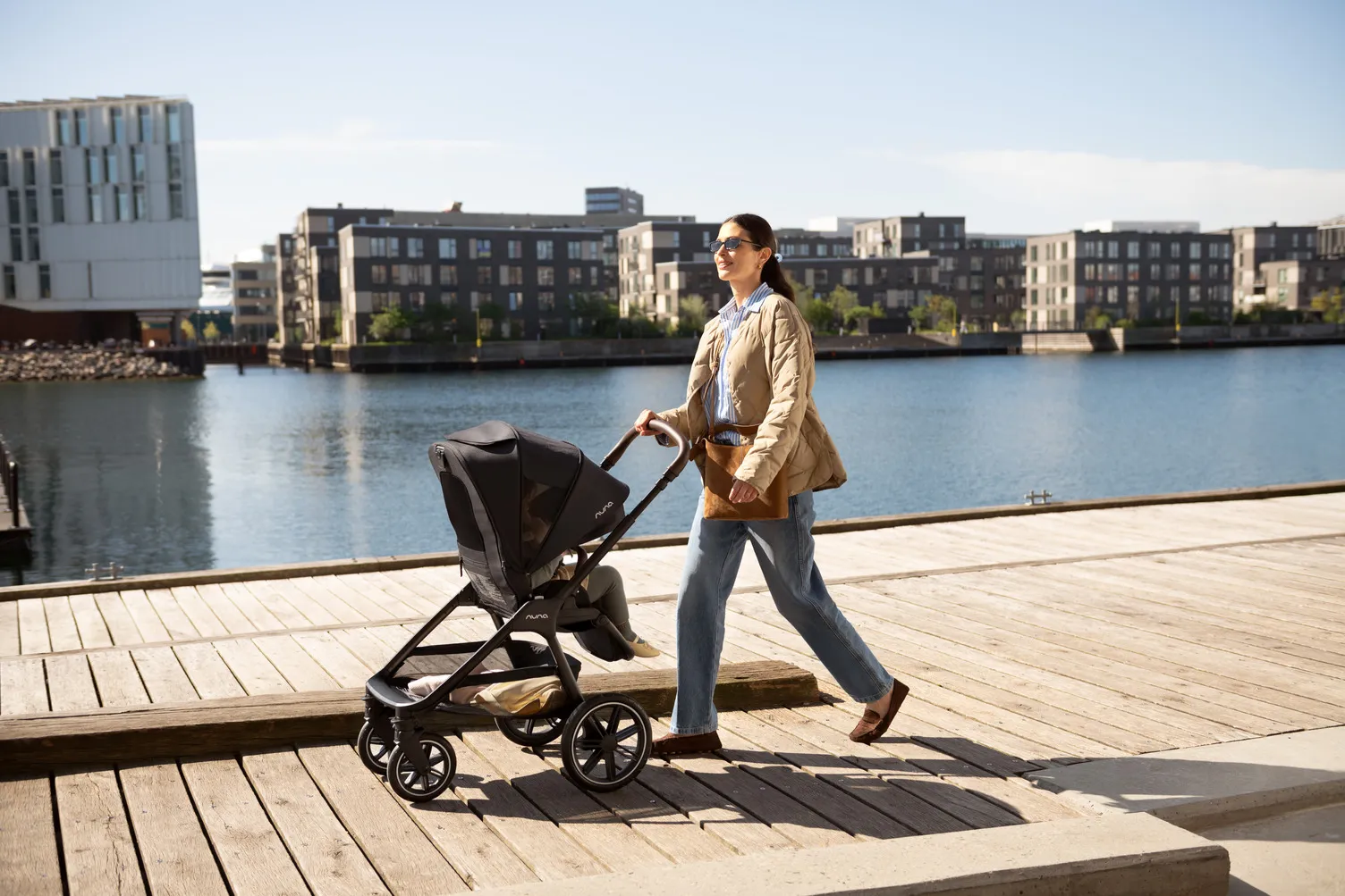 Коляска 2 в 1 Nuna TRIV LX AS с зимним комплектом