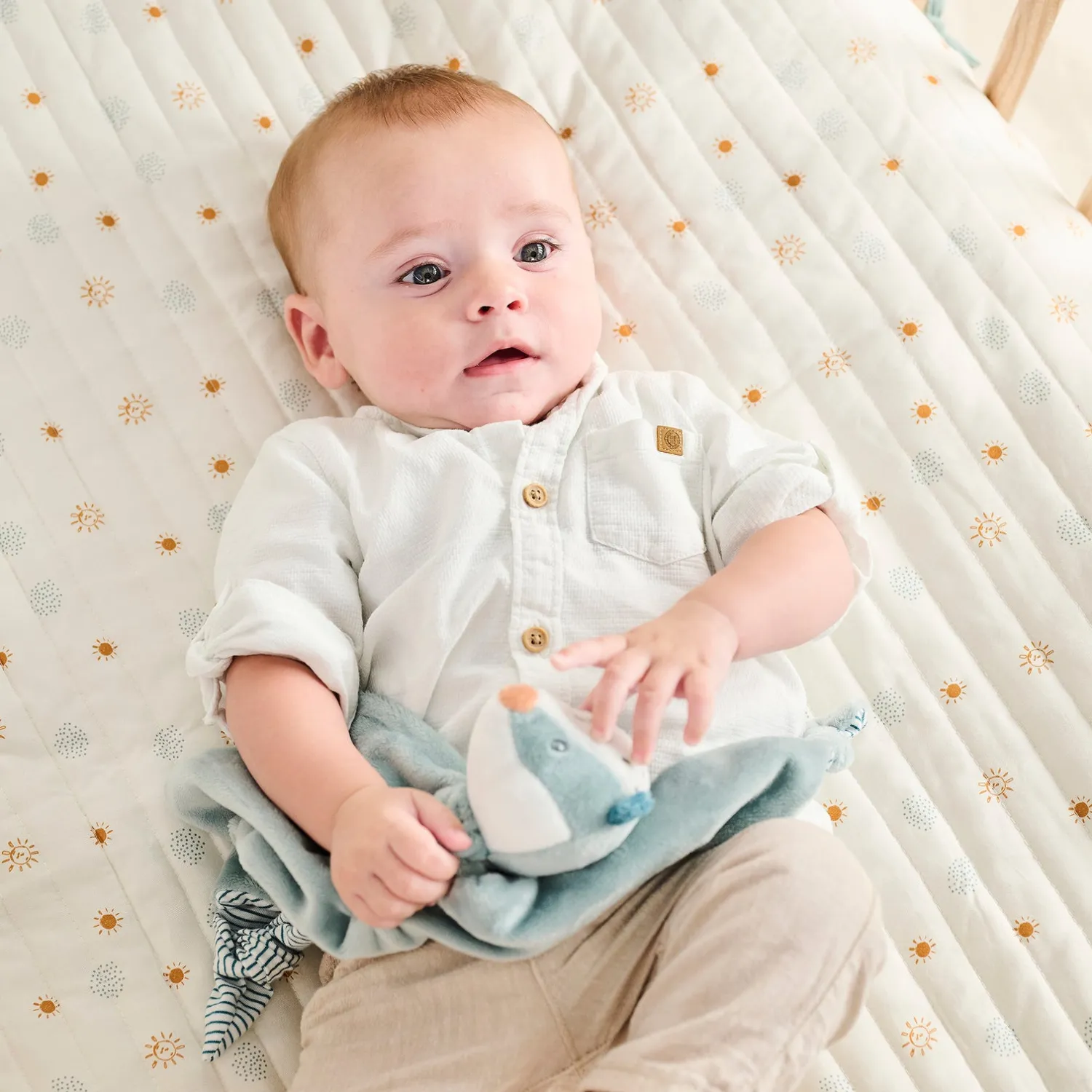 Игрушка мягкая Nattou Doudou большая FELIX & LEO Барсук 595124