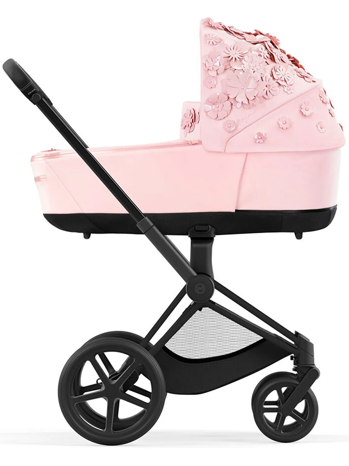 Коляска 2 в 1 Cybex Priam IV FE Simply Flowers Pink