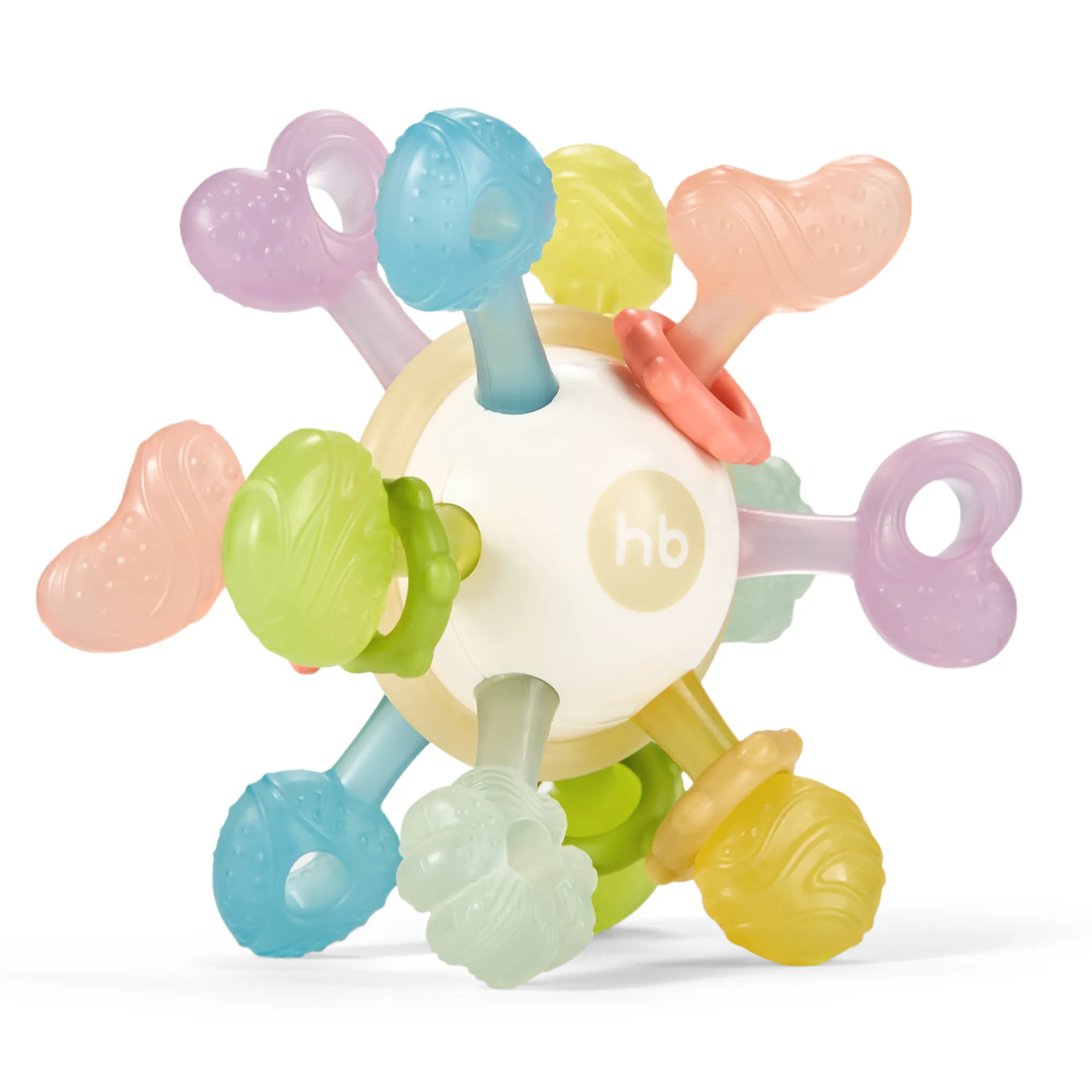 Массажер для дёсен (прорезыватель) Happy Baby colorful 20042