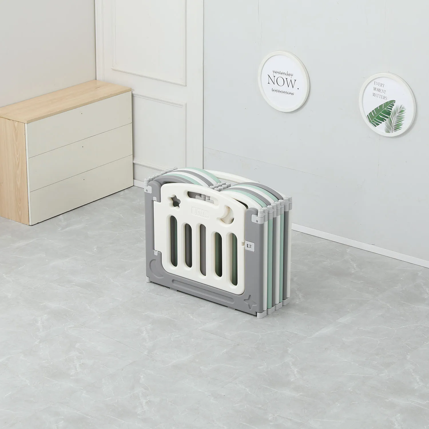 Манеж большой игровой детский UNIX Kids Simple 225x188