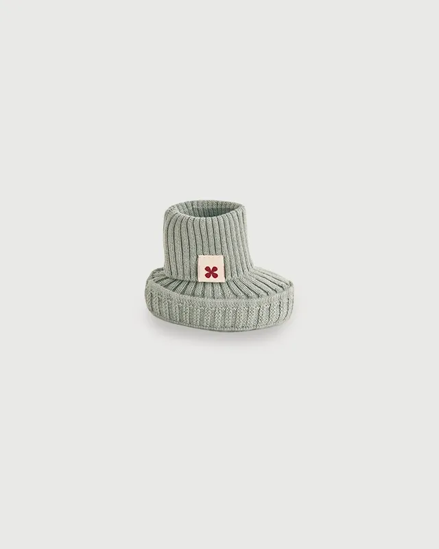 Пинетки детские LoomKnits Серо-зеленый 9-11 PIN002N-040-9/11. Изображение 1
