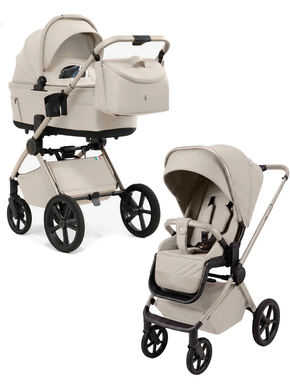Коляска 2 в 1 SBL (Sweet Baby) Terra, кремовый (cream). Изображение 1