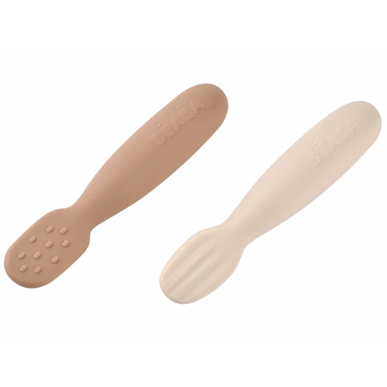 Набор ложек Beaba силиконовых в блистере 2 шт /4М+ LOT 2 PRE-CUILLERE SIL