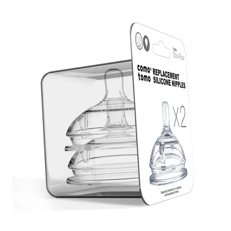 Набор сосок Comotomo для бутылочек с 0 до 3 месяцев NT1-EN