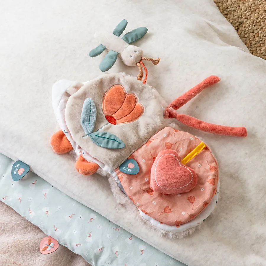 Игрушка мягкая Nattou Soft toy  MILA ZOË LANA Ёжик Activity книжка 266338