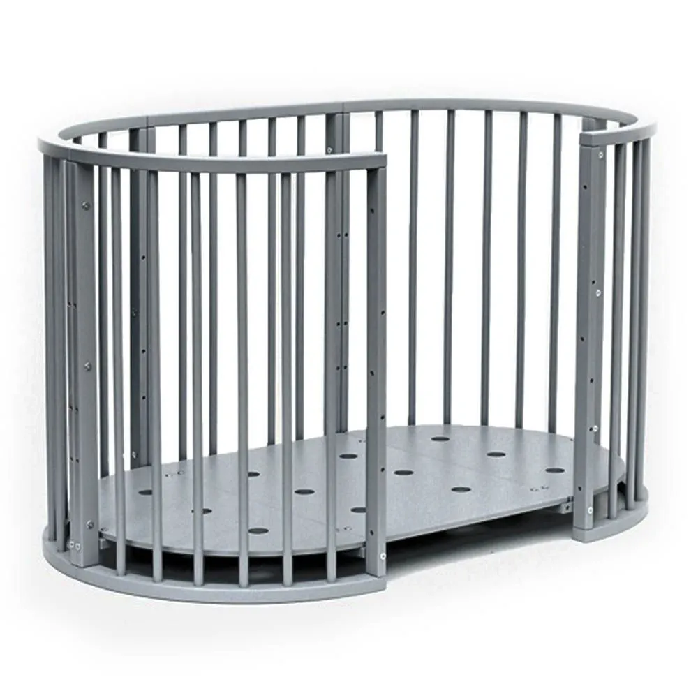 Кровать Bambini 125х75 см овальная 7 режимов с матрасиком Aloe vera Ring