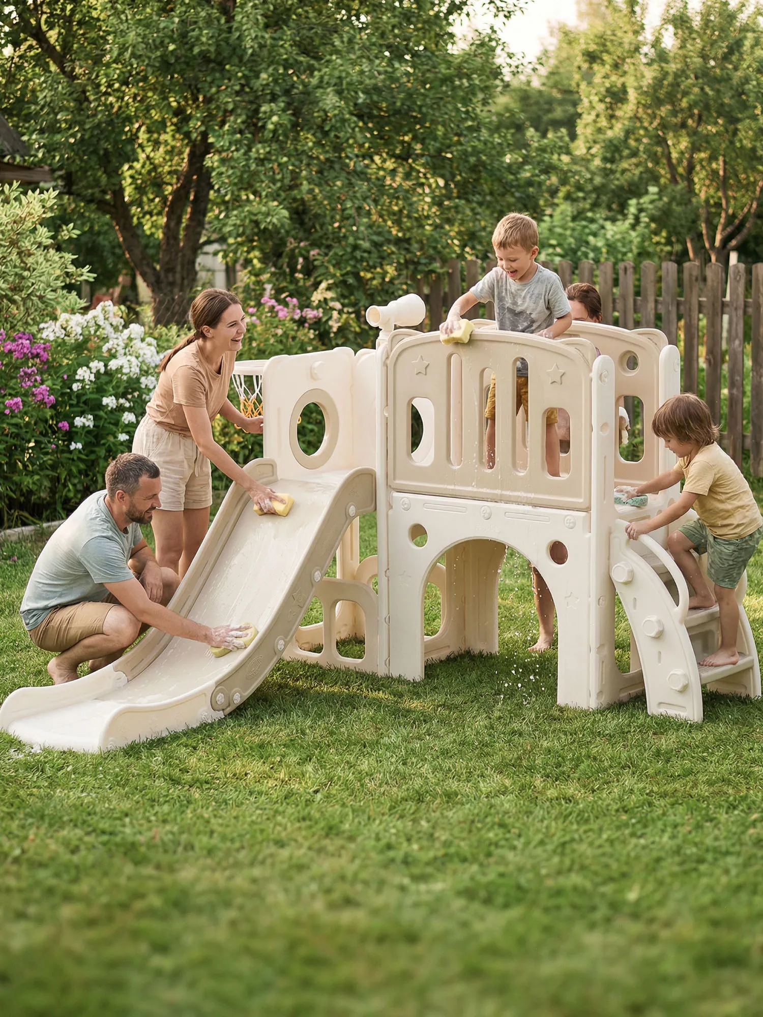 Комплекс игровой с горкой UNIX Kids Star