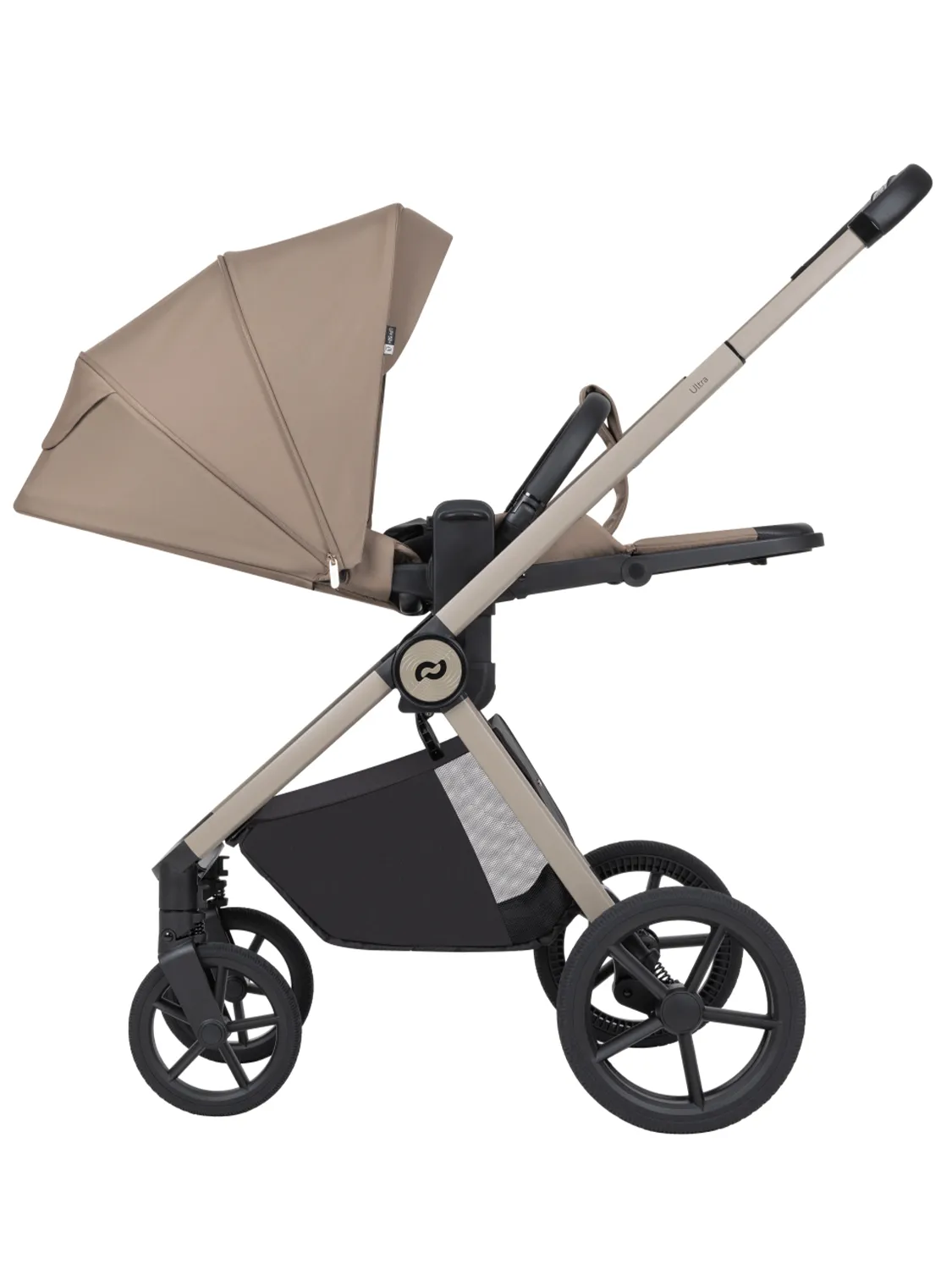 Коляска 2 в 1 CARRELLO Ultra F CRL-6557, бежевый (vintage beige ). Изображение 18