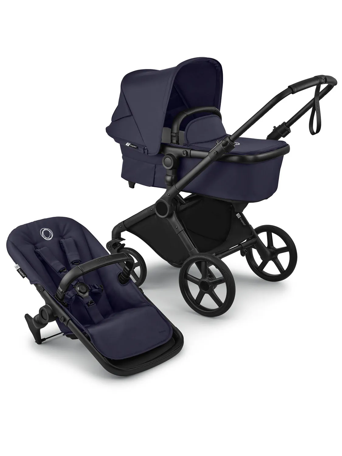 Коляска 2 в 1 Bugaboo Cub complete, ЧЕРНЫЙ (BLACK/DEEP INDIGO-DEEP INDIGO). Изображение 6
