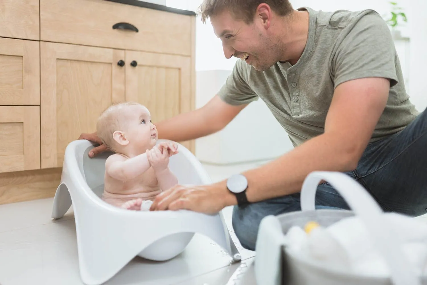 Ванночка-лежак Angelcare для купания 2 в 1 Baby Bathtub