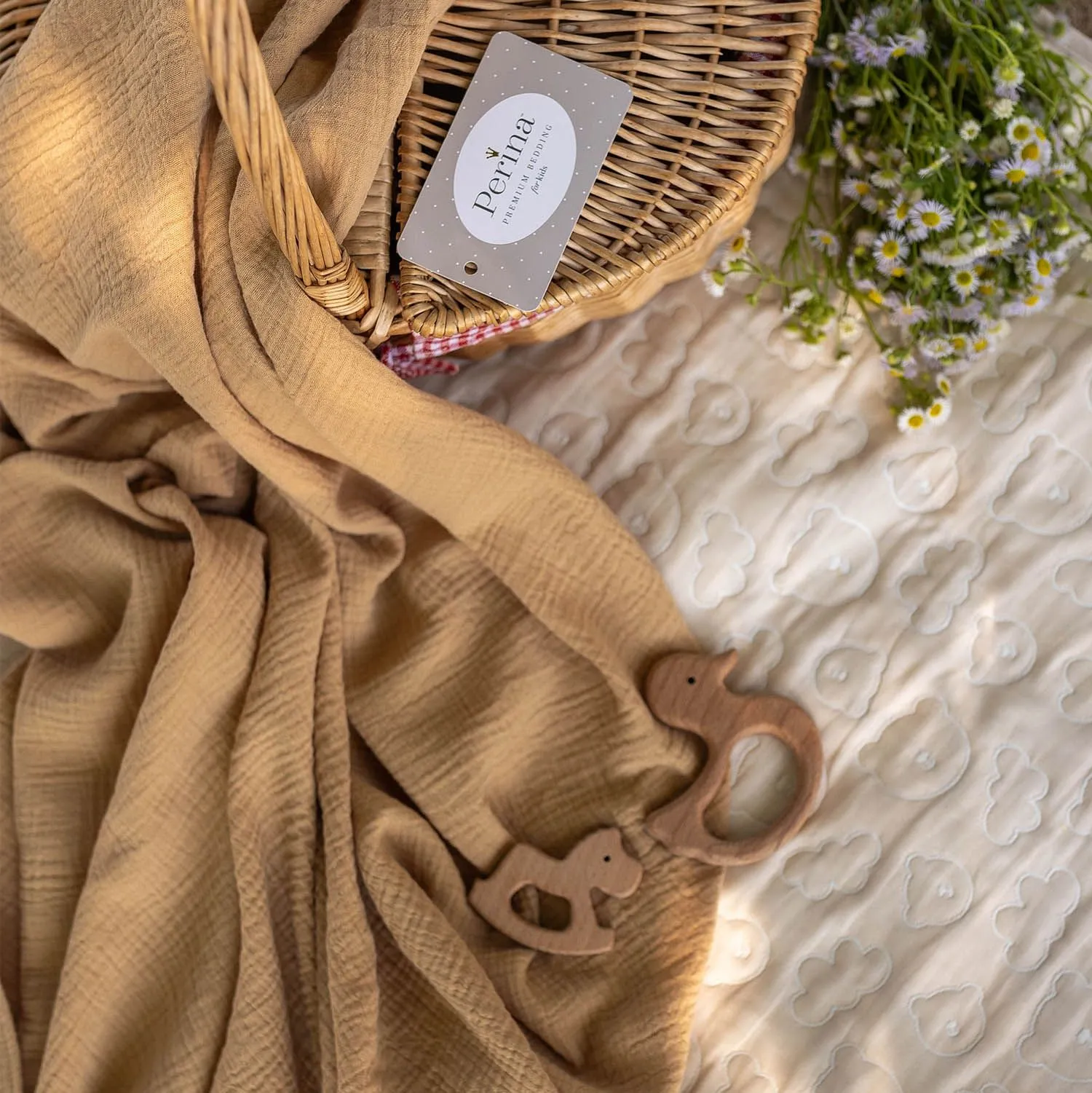 Комплект пеленок PERINA муслиновых 2 шт