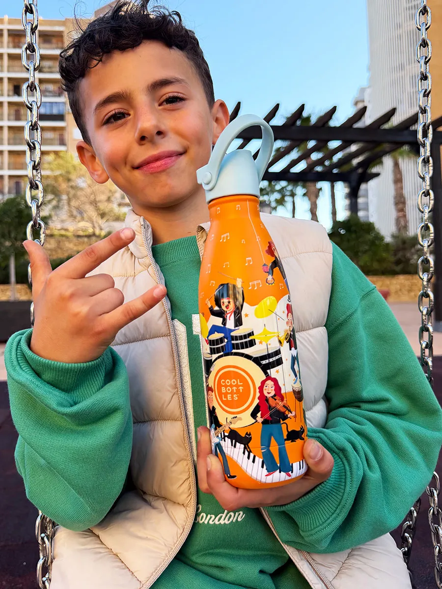 Термос-термобутылка Cool Bottles Kids серия Wonders Music Beat 350мл CBBK35MB. Изображение 8