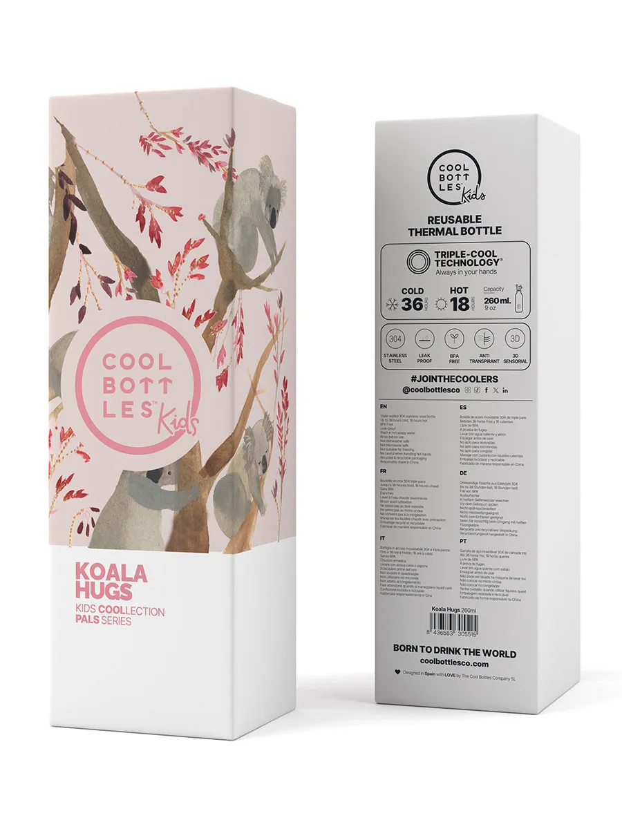 Термос-термобутылка Cool Bottles Kids серия Pals Koala Hugs 260мл CBBK26KH. Изображение 4