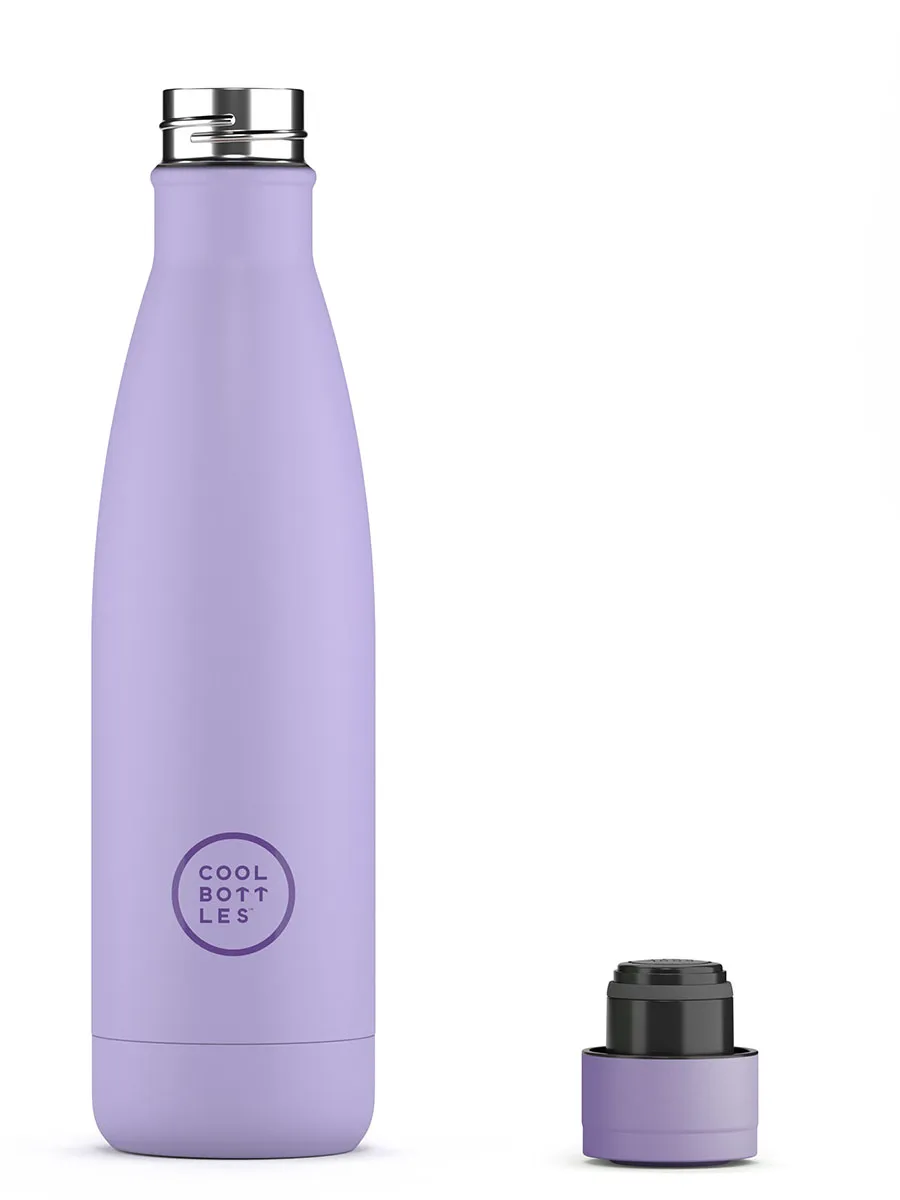 Термос-термобутылка Cool Bottles Soft Лиловый (Lilac) 500мл CB500SOL. Изображение 2