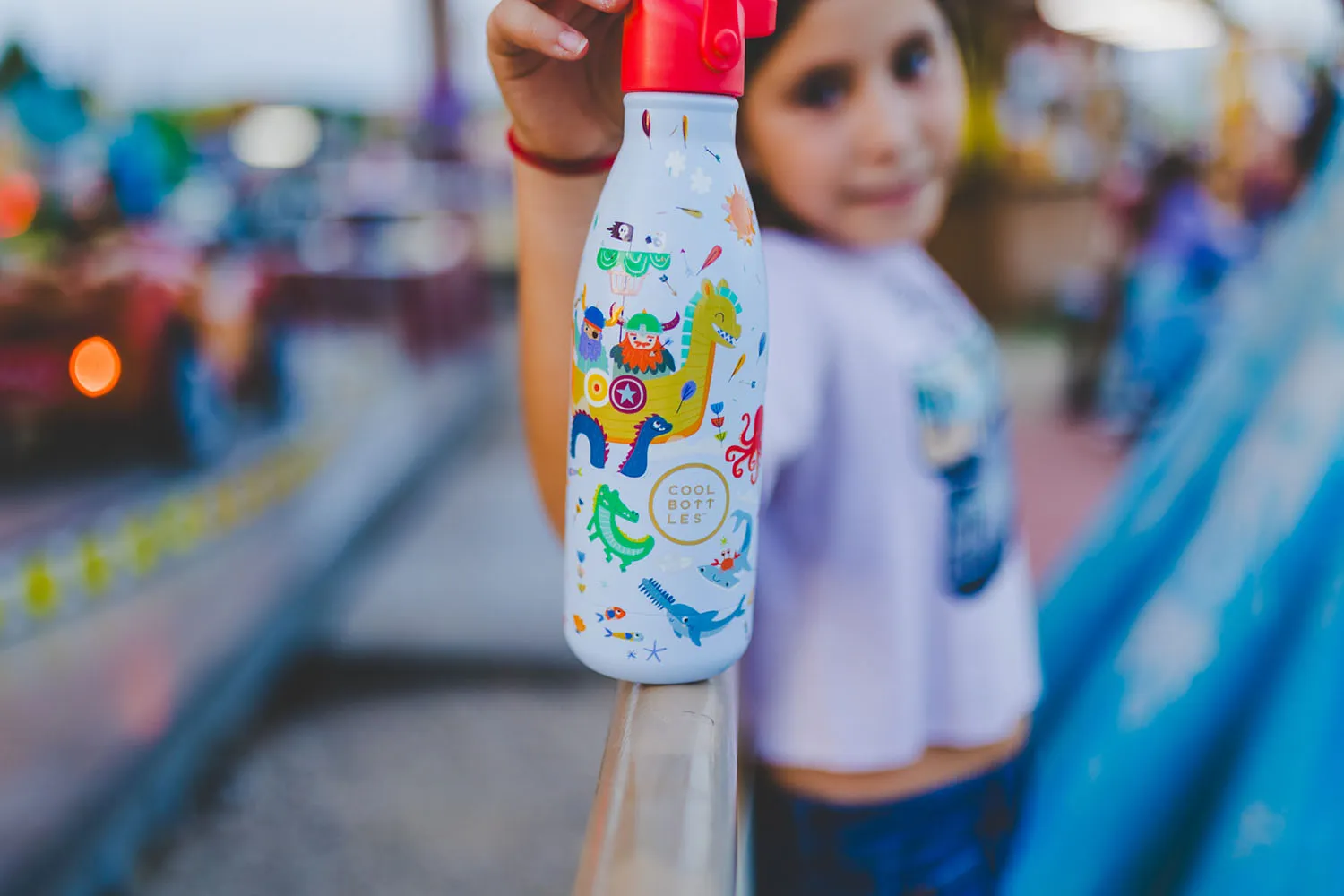 Термос–термобутылка Cool Bottles Kids серия Playland Brave Vikings 350 мл CBBK35BV