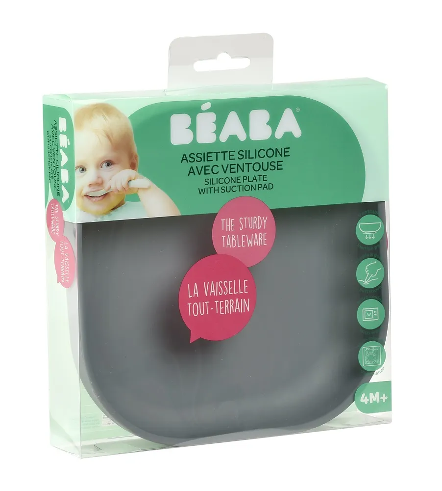 Тарелка детская Beaba Assiette Silicone из силикона