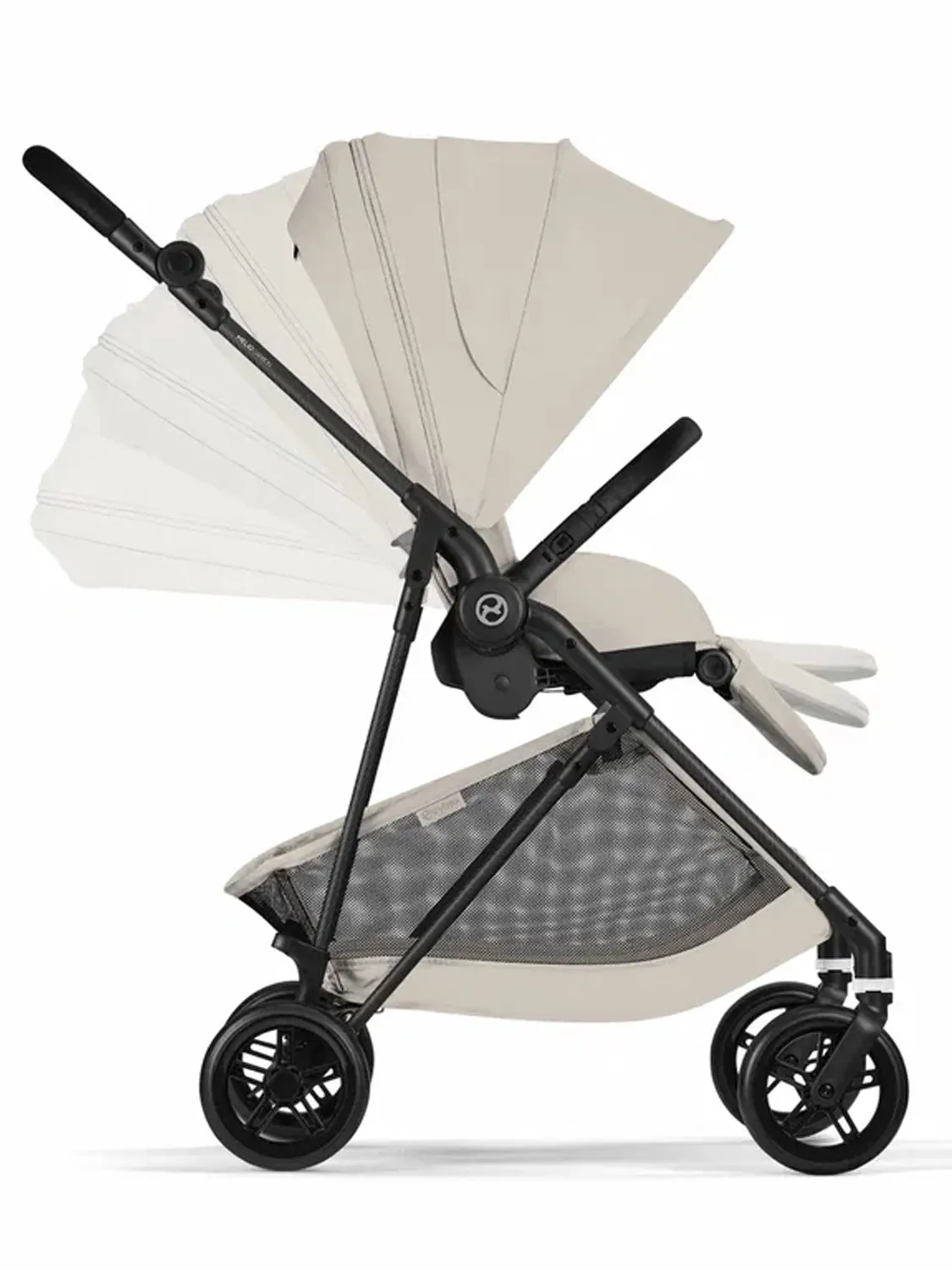 Коляска прогулочная Cybex Melio с дождевиком и бампером