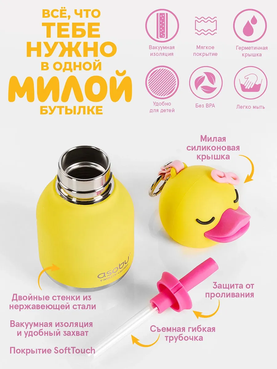 Бутылка Asobu для холодных и горячих напитков Mini Bestie 200 мл