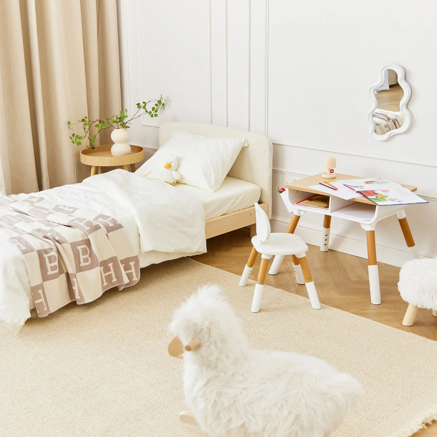 Комплект Happy Baby: Кровать SOMNA 180х90 см 95045 + Матрас 95043