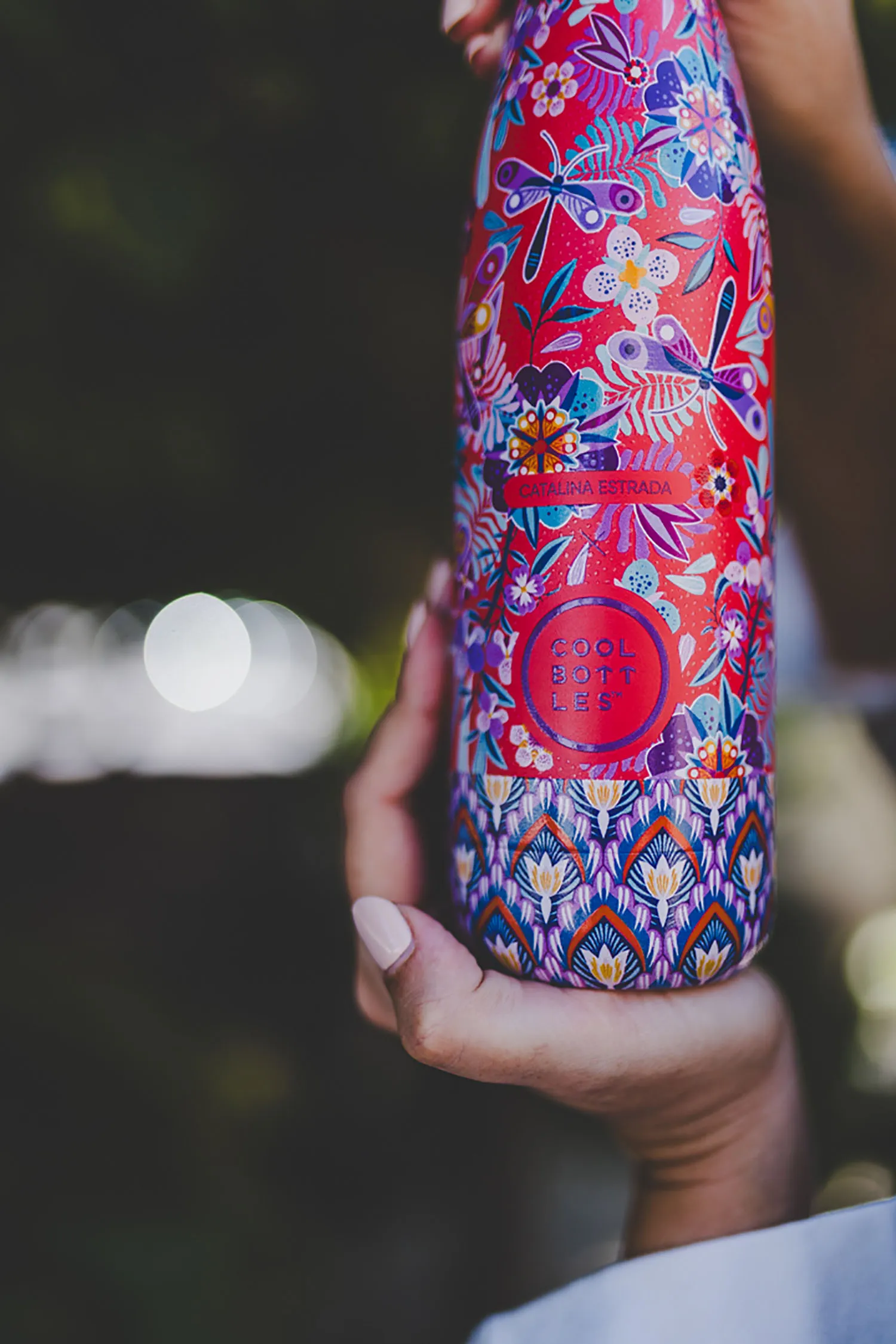 Термос-термобутылка Cool Bottles Catalina Estrada Dragonfly Paradise 500мл CBB50CED