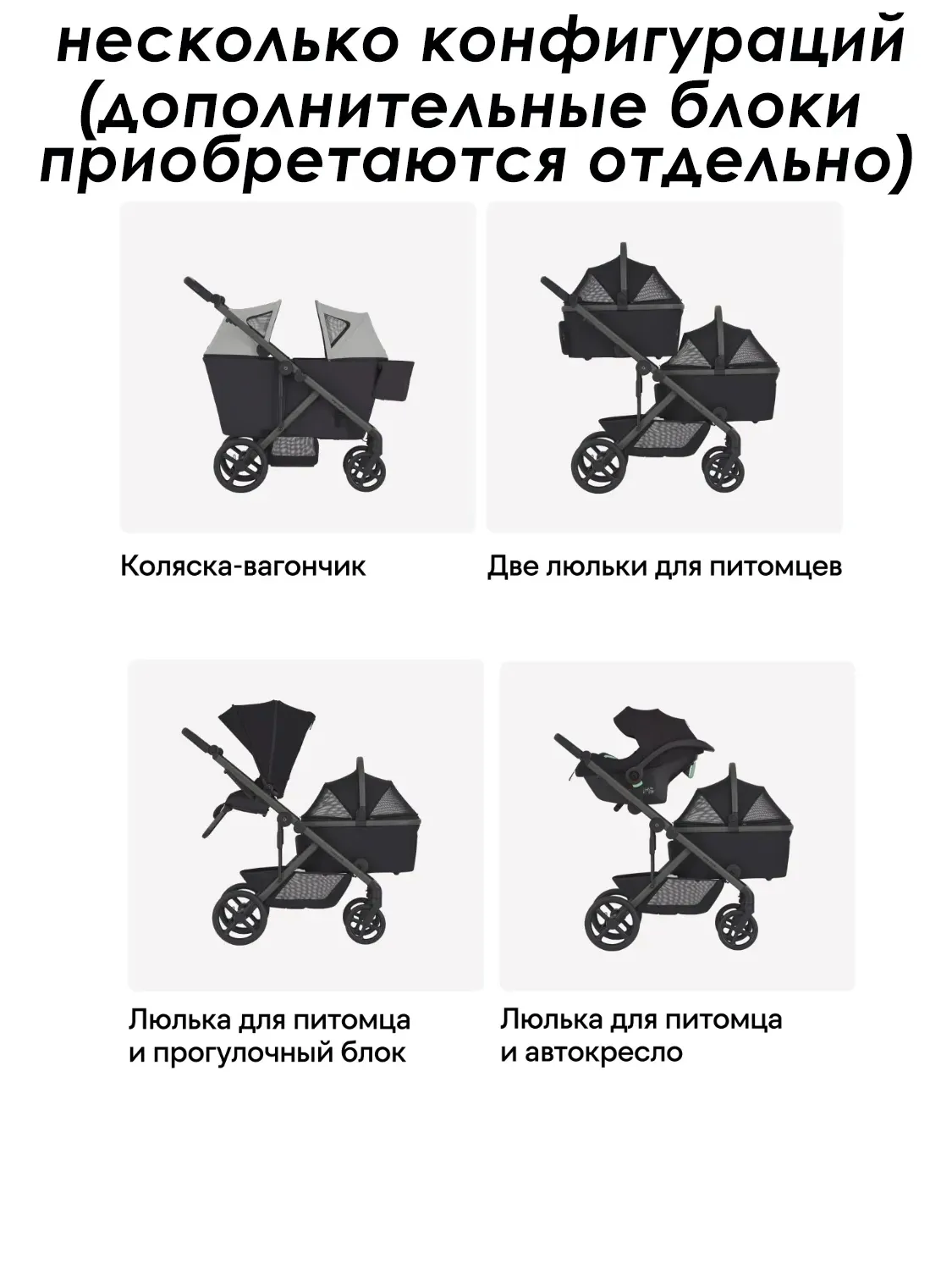 Переноска для питомца к коляске Anex Modu