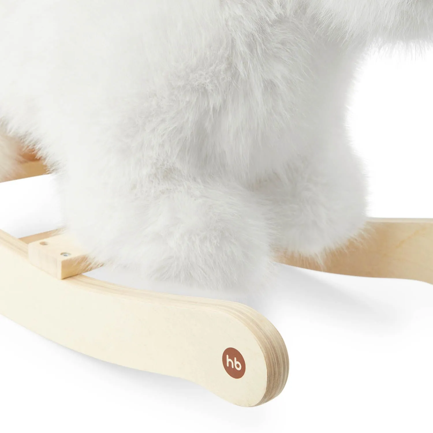 Игрушка-качалка Happy Baby BUNNY white 91034