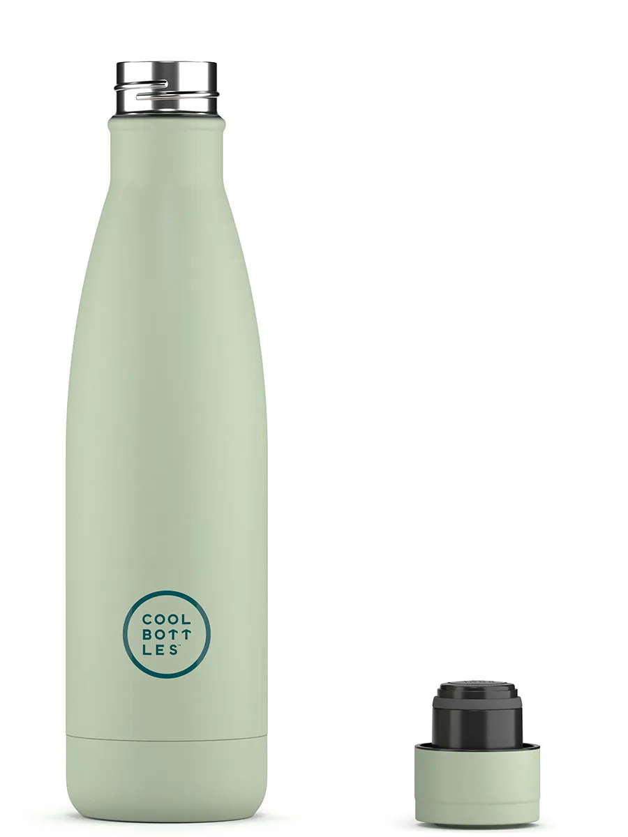 Термос-термобутылка Cool Bottles Soft Зеленый (Sage) 500мл CB500SOS. Изображение 2