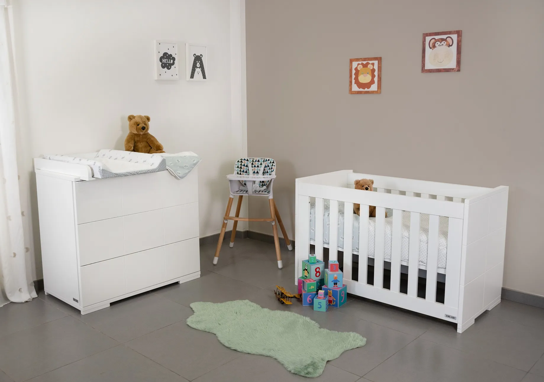 Кроватка 120x60 см IKiD Sicilia