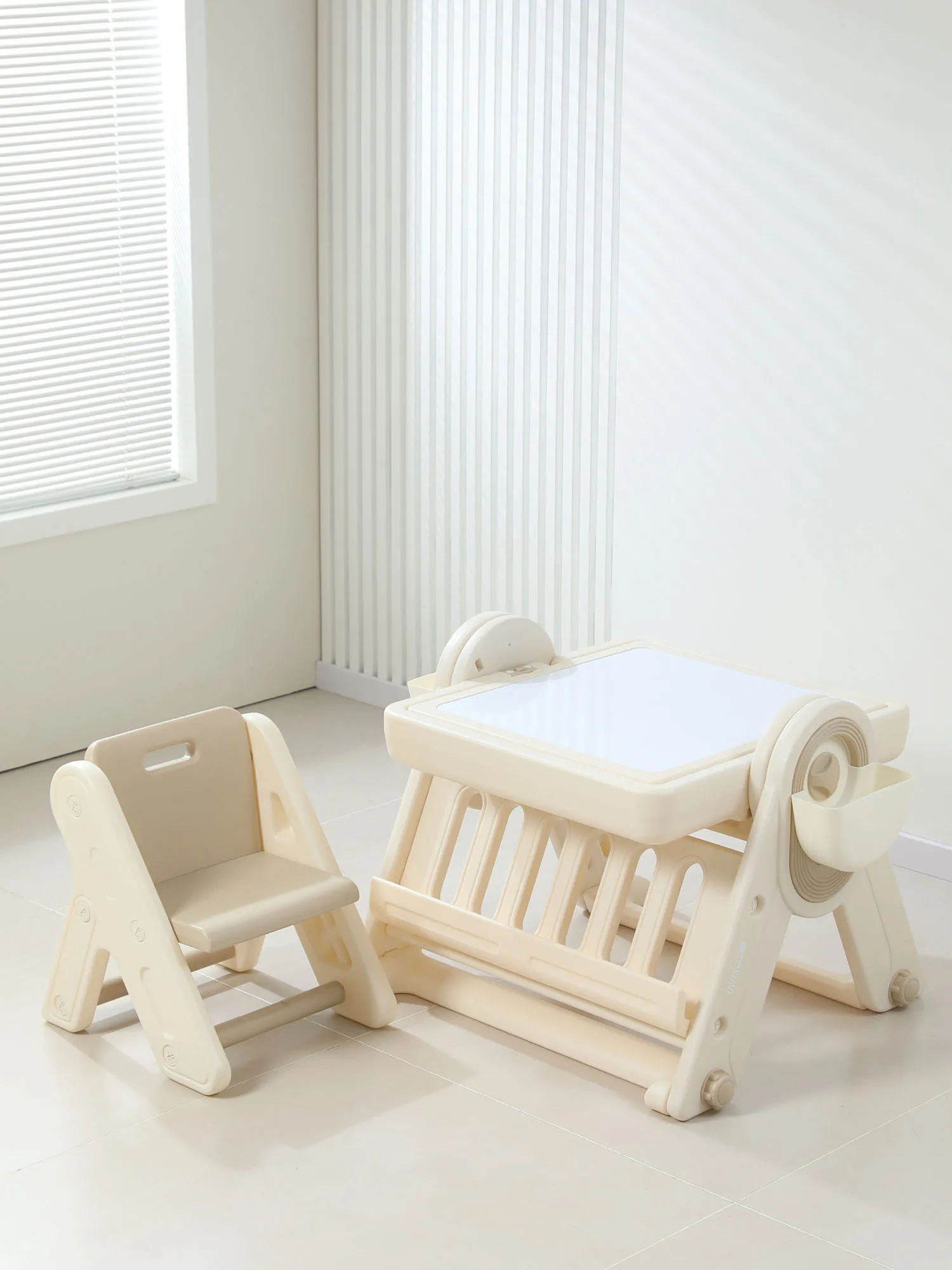 Стол со стульчиком 4 в 1 детский развивающий UNIX Kids Lego