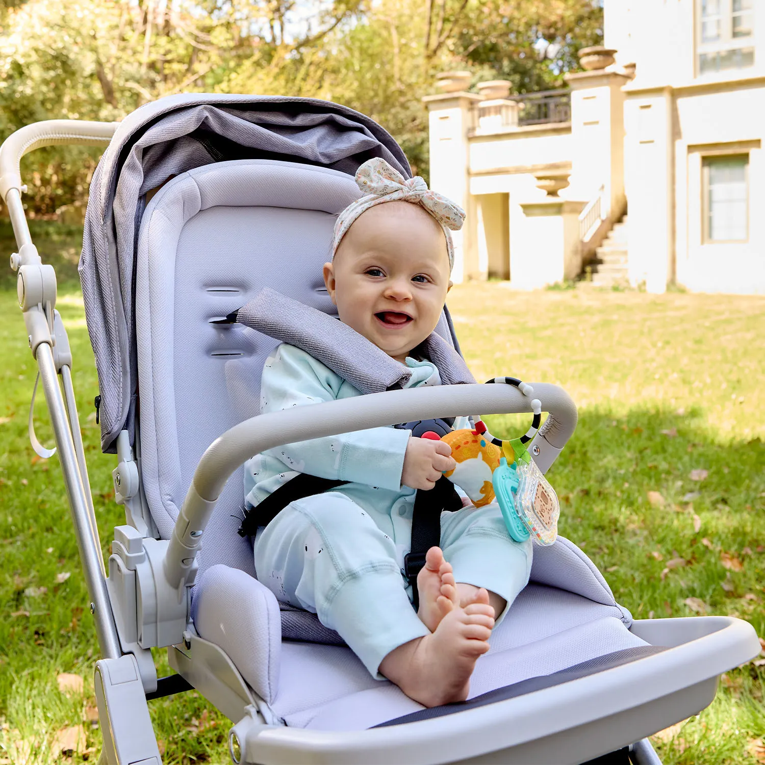 Игрушка развивающая HAPE «Малышам» ABC 3в1 (погремушка, прорезыватель, мягкая игрушка) E0129_HP