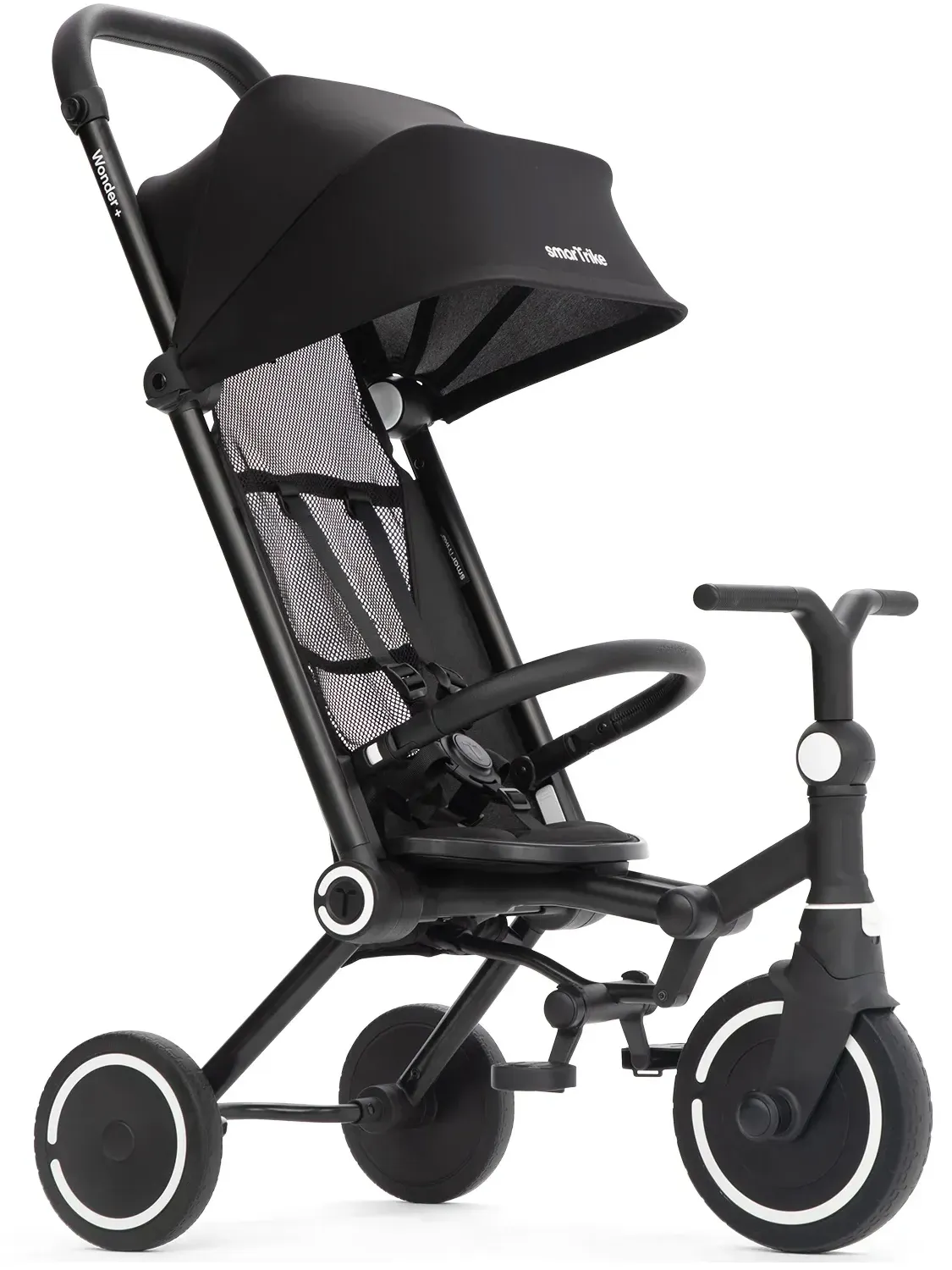 Велосипед 3-х колесный складной SmarTrike Wonder +, черный (storm black) 5800601. Изображение 1