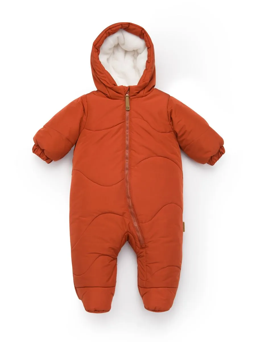 Комбинезон детский зимний Mansita Frost цв.терракотовый
