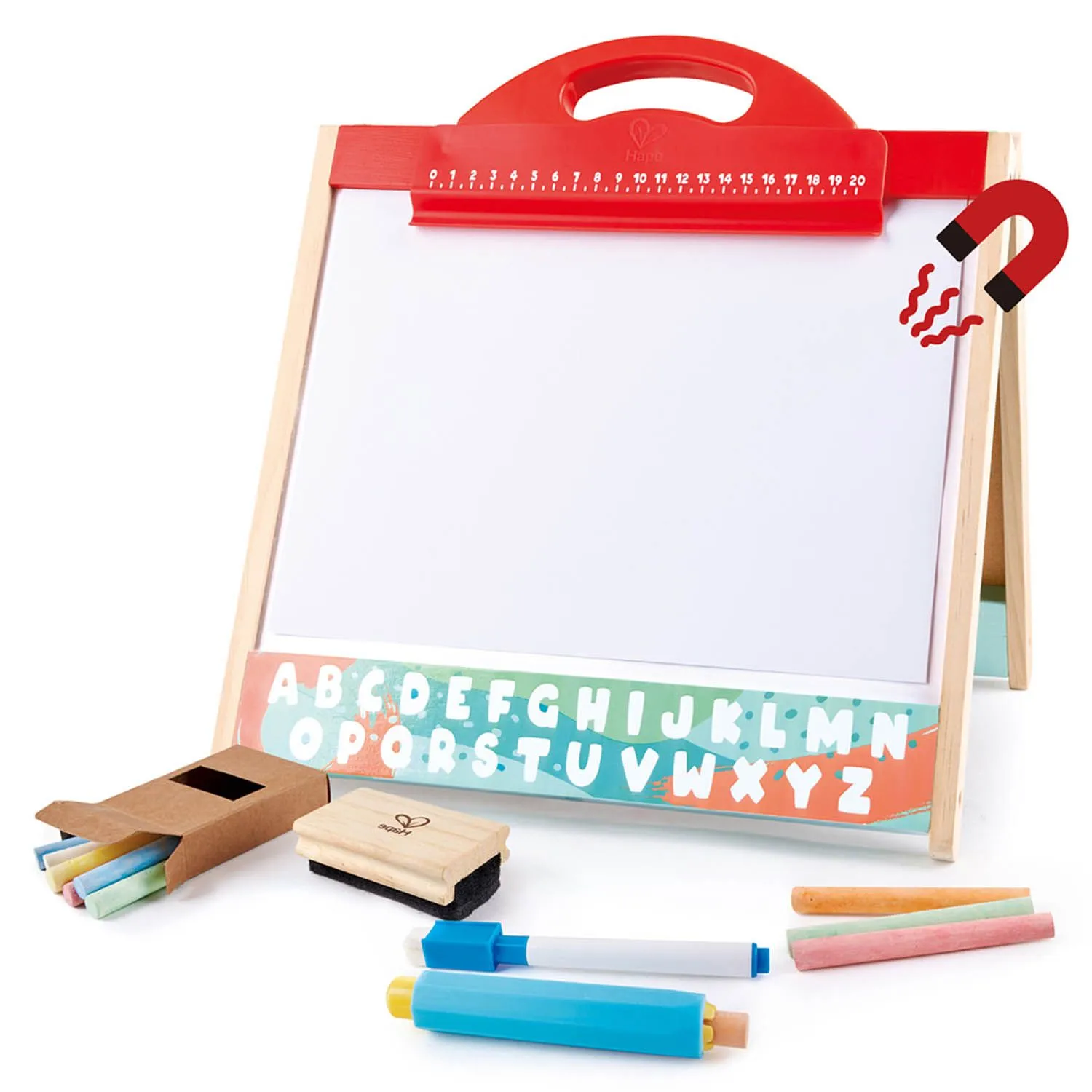 Мольберт HAPE двухсторонний складной для рисования E1062_HP