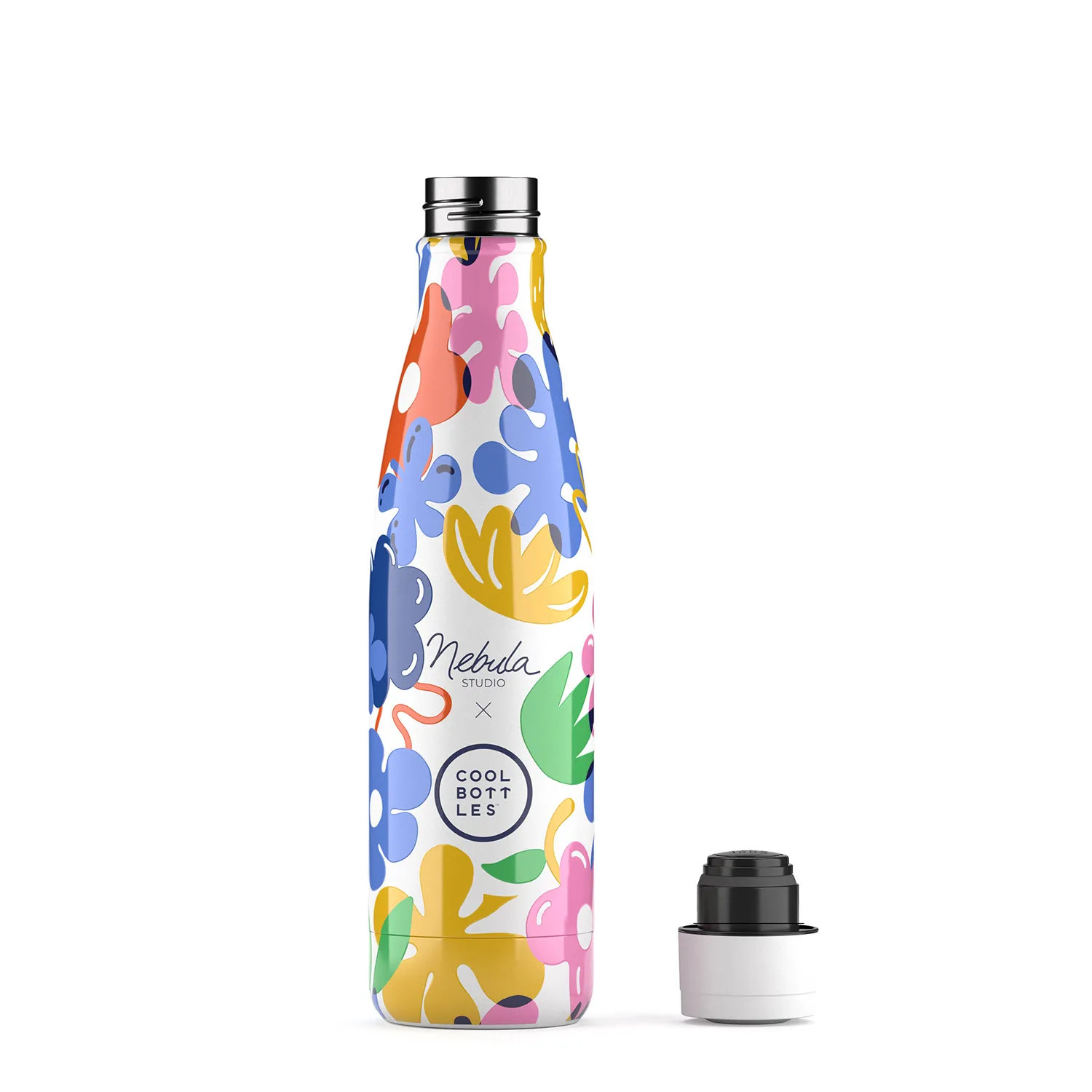 Термос-термобутылка Cool Bottles Nebula Studio Floral Madness 500 мл