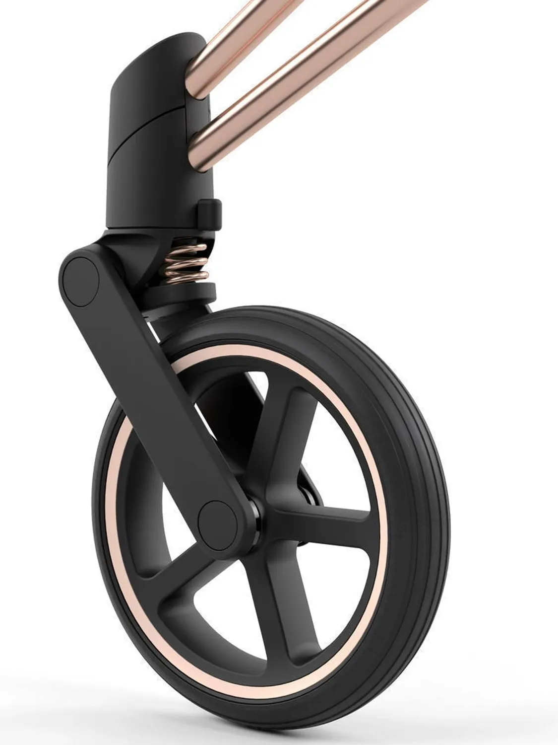 Коляска 2 в 1 Cybex Priam IV шасси Rosegold