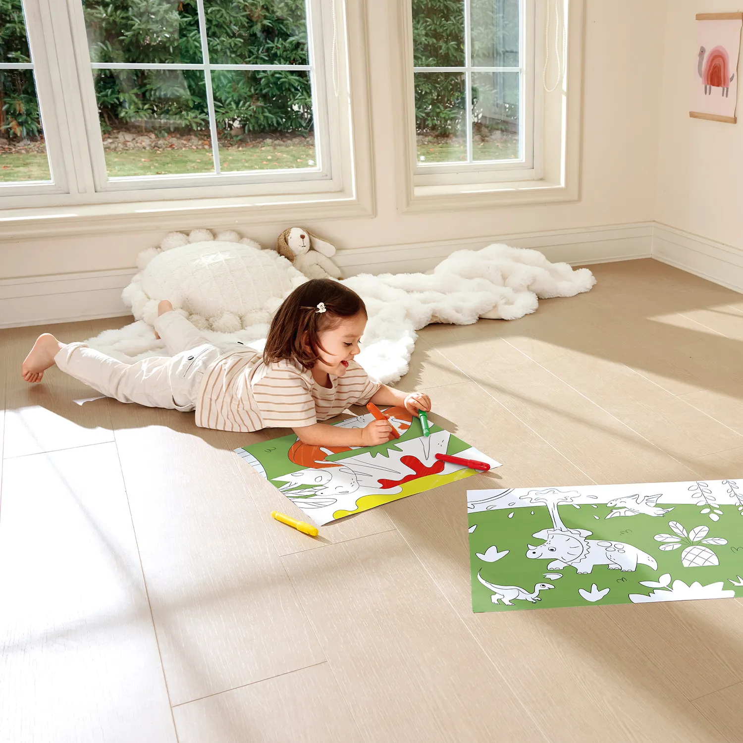 Набор большой игровой HAPE «Юный Пикассо» Раскрась мир Юрского периода E2017_HP