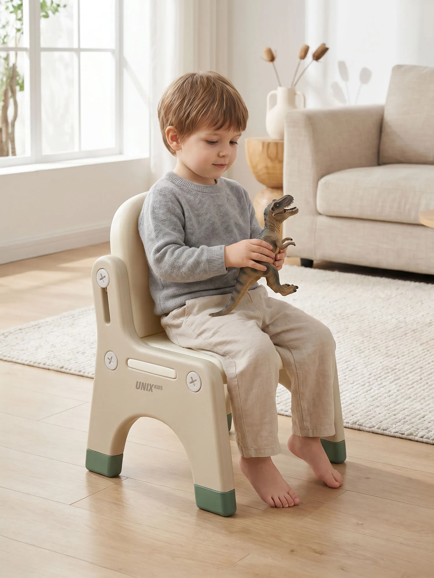 Стул UNIX Kids Dino Зеленый (Green) PCHAIRDINOGR. Изображение 13