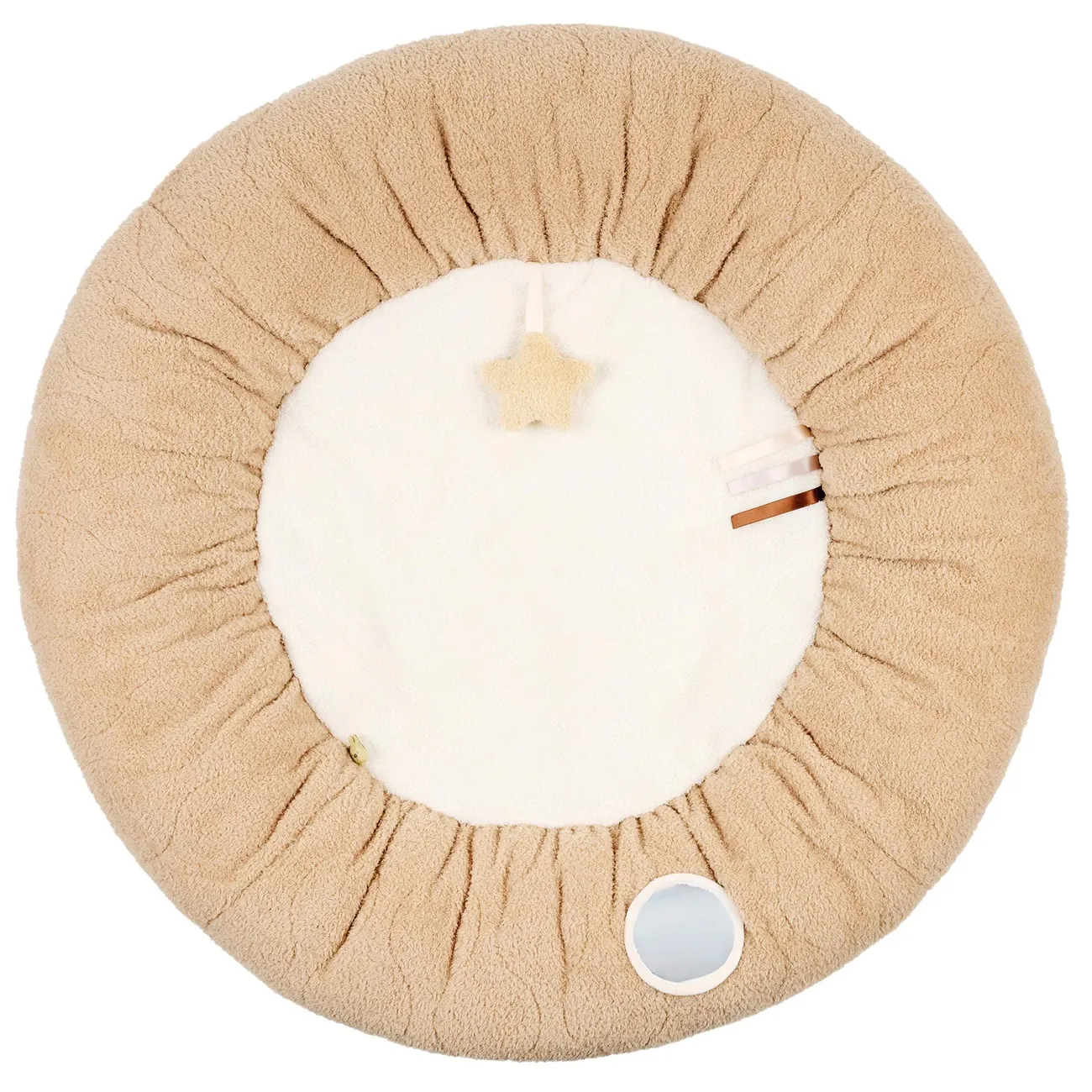 Коврик детский игровой круглый Nattou TEDDY с арками 856188