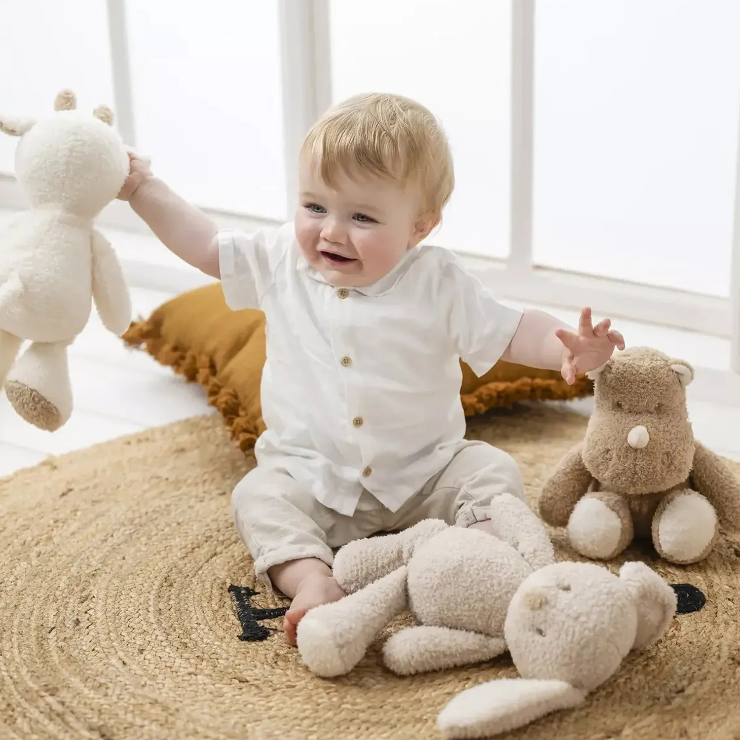 Игрушка мягкая Nattou Doudou TEDDY Мишка 856065